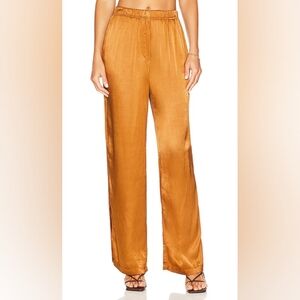 Monrow Silky Golden Brown Pant
